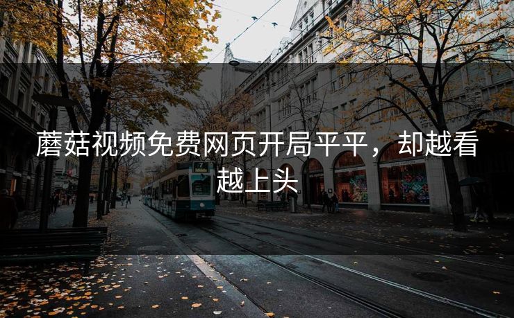 蘑菇视频免费网页开局平平，却越看越上头